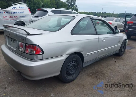 1999 Honda Civic Ex z USA, uszkodzony, nr VIN 1HGEJ8241XL097043
